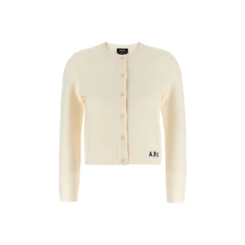 A.P.C Белый Женский Трикотаж