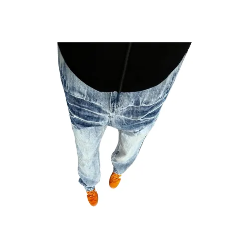 City Hipster Синий Унисекс Джинсы