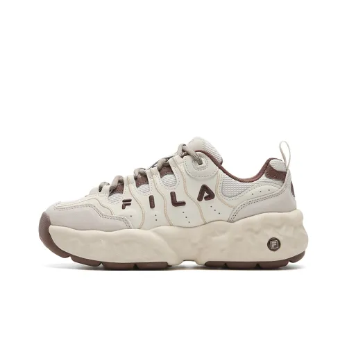 FILA MUFFIN Амортизация Устойчивый к истиранию Дышащий Легкий Низкий Топ Повседневная Обувь Женская Белая