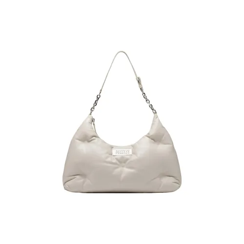 Maison Margiela Сумка-хобо из овечьей и телячьей кожи сумка на одно плечо среднего размера женская серого цвета