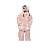 Розовый шарф