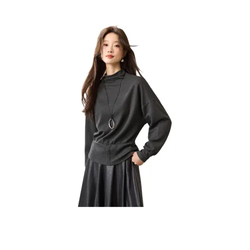 LUYOUYE Летучая мышь рукав T-рубашка Женская