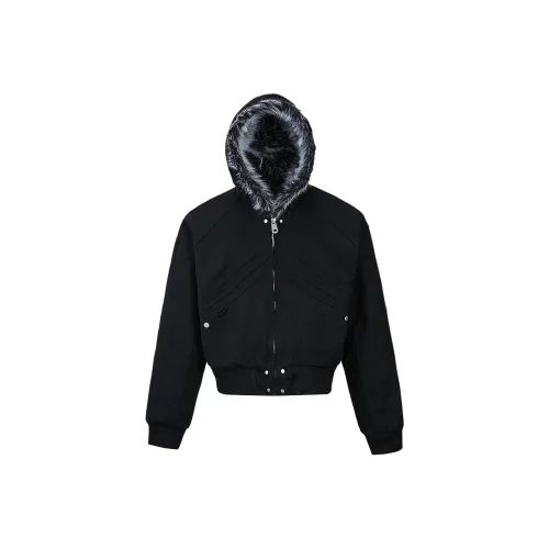 BLACK AT x [FANBUSHADIAOJINENG] Хлопковый пуховик унисекс