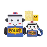 Полицейская машина комбинация [Большой размер WB-0033 + Центральная часть сумка Крест-Полицейская машина XKB-003]