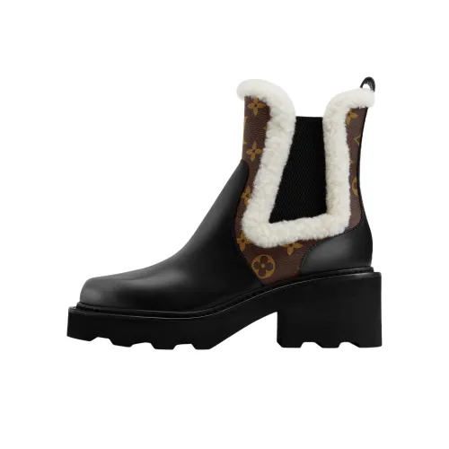 LOUIS VUITTON Beaubourg Короткий Челси 4CM Женские Черный