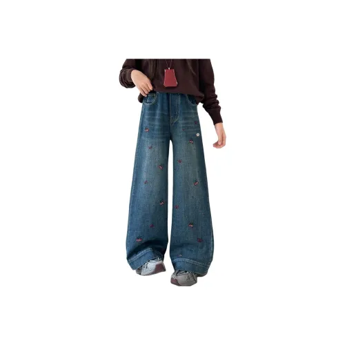 Teddy's Collection Синие флисовые штаны с подкладкой школьные джинсы