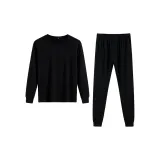 Черный с круглым вырезом