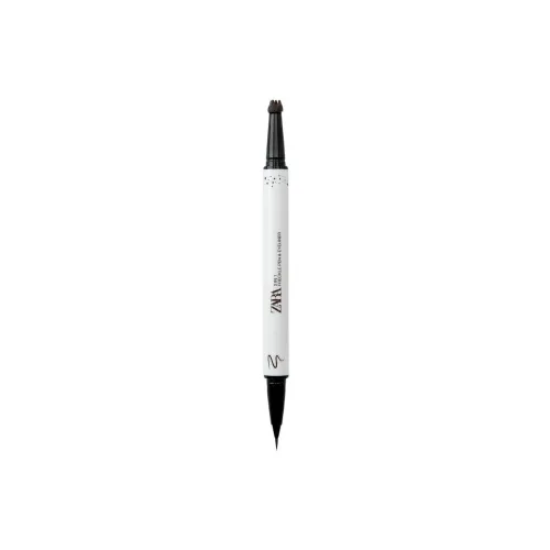 ZARA DUAL Эффект Двойная головка Естественный Eyeliner Pencil Легко смешивается Быстросохнущий