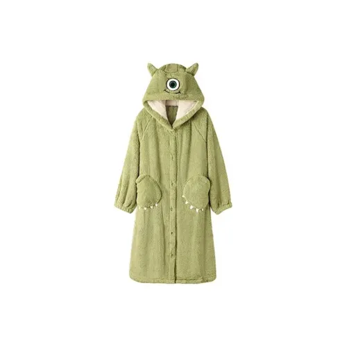 TELENT Зеленый Женские Банные халаты