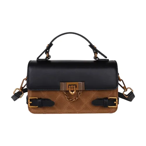 WRELS ПУ (полиуретан) Одно плечо Сумка Стандартная Женская Коричневый Черный Кофейный Хаки