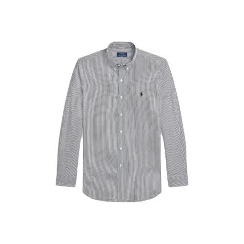 Polo Ralph Lauren Черный Белый Мужские Рубашки