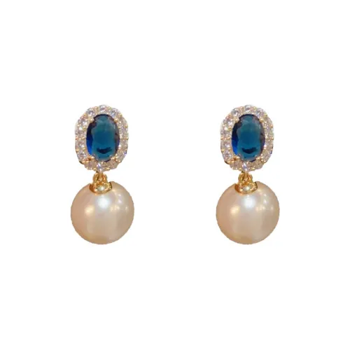 BONAS Микро Инкрустированные Серьги с Цирконием Женские