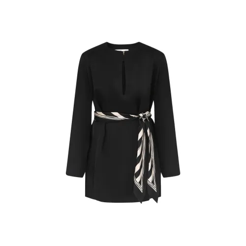 Zimmermann SS26 Длинное платье с длинными рукавами женское