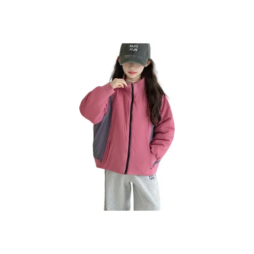 Lanza Повседневный хлопковый пуховик зимний розовый красный для подростков