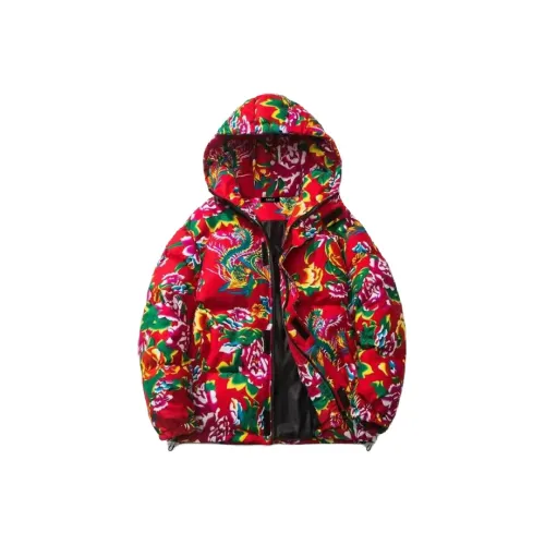 PUREIDOL Красный Женские пуховики