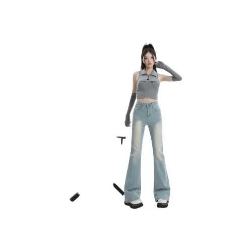 PAZZO Светло-синие Женские Джинсы