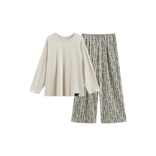 PBENO PD 88412 Винтаж Полосы Женские Пижамные Комплекты