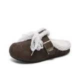 Brown [Флисовая подкладка] [Кружево шнурки]