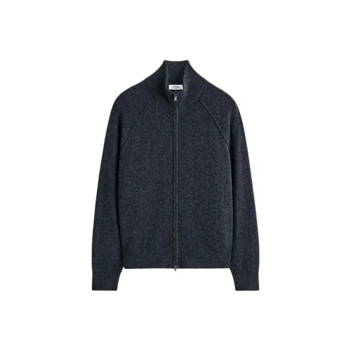 COS Угольный серый Мужской кашемировый свитер