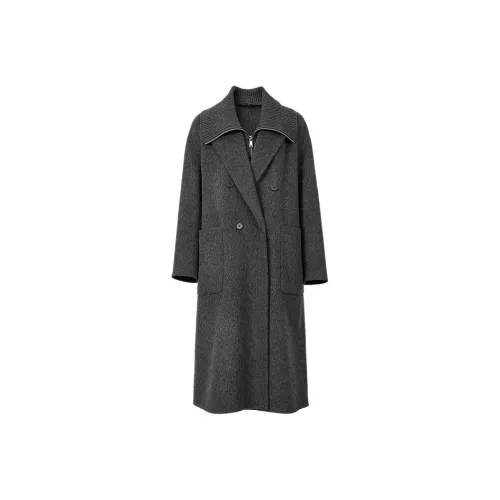 Hopeshow Дымчато-серый 056 Женское пальто