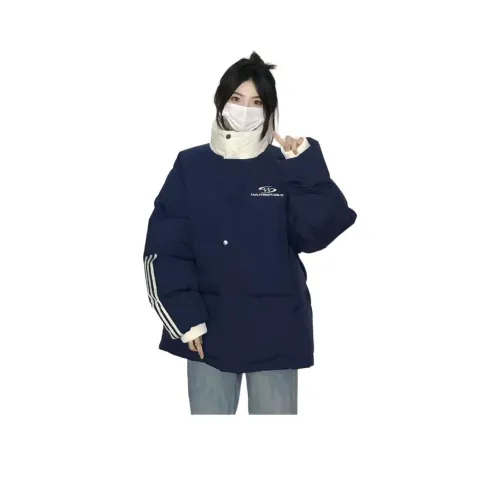 XIANGTIANE Темно-синий женский пуховик