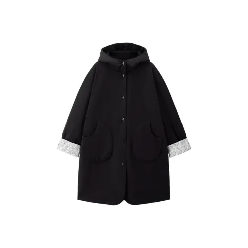 Giordano 09 Черный Женский пуховик