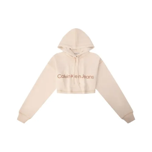 CALVIN KLEIN Свитшот Женский Айвори Белый