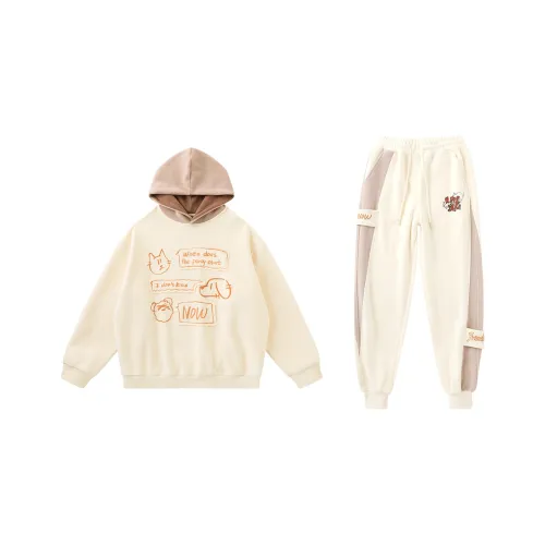 LAMLICKA Свитшот Комплект Унисекс Абрикос