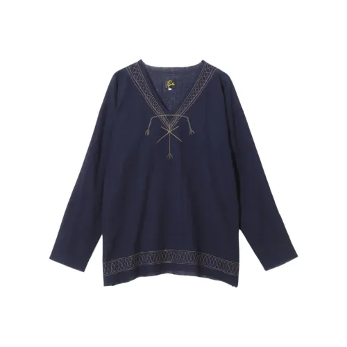 Needles FW25 Туника Рубашка Шерсть Марля Рубашка Унисекс