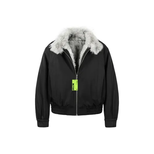 W7H1 Черный Унисекс Пуховики