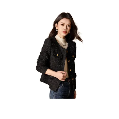 Mylan Черное Женское Короткое Пальто