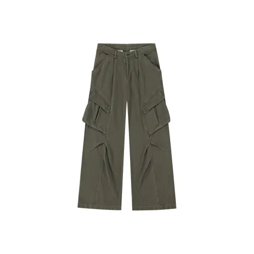 WAYHWEI Army Green Unisex Casual Pants WAYHWEI Армейские зеленые унисекс повседневные штаны