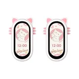 Кошка Ухо Белая оболочка + Кошка Ухо Белая оболочка [Стиль для подруг]