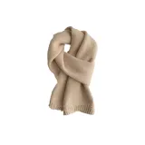 Бежевый, Шерсть + Шерсть кролика, Маленький, Пуговица, Этикетка