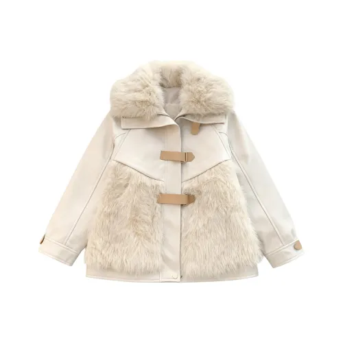 DITB Бежевый Абрикос Женское Пальто