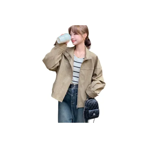 YOUSEKOO Хаки Женские Куртки