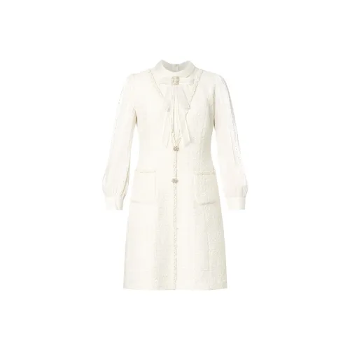 KORADIOR Длинное платье с длинными рукавами женское