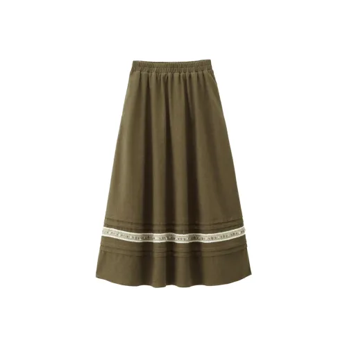 Giordano Повседневная длинная юбка женская