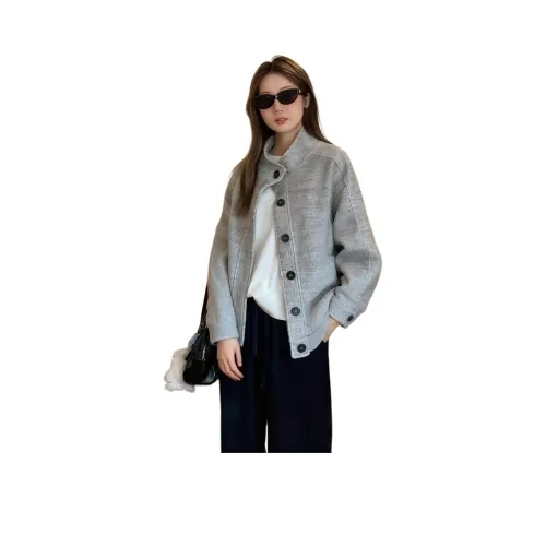 LANGQING Серый Женский Куртка