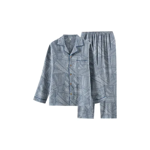 FAVMARTHA Треугольник Фотиния Серый Мужской Пижамный Комплект