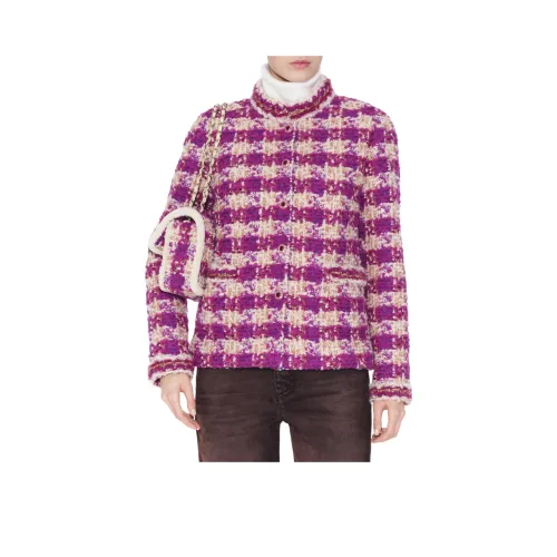 CHANEL Розовый Фиолетовый Женский Куртки