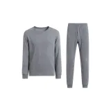 Круглый вырез, темно-серый