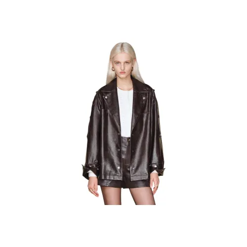 Fabrique кожаная куртка женская