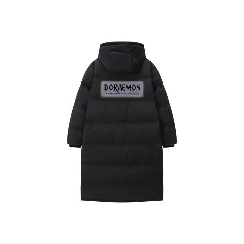 Doraemon a Черный Унисекс Пуховики