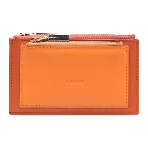 Jacquemus Телячья кожа Кошелек Мужской Темно-оранжевый