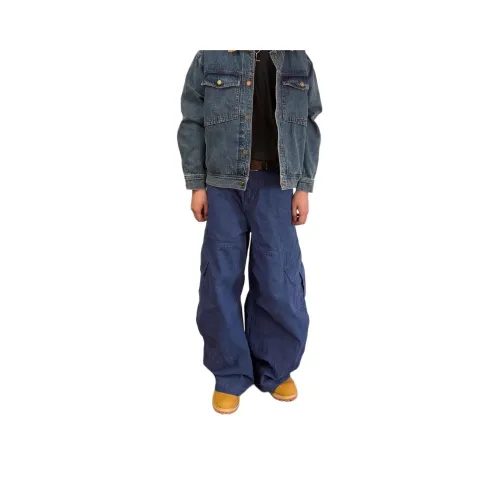 PVPVPV Темно-синий Унисекс Карго Брюки