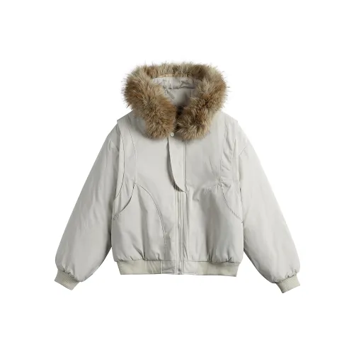 NOT BRAND ATTITUDE С капюшоном Хлопковый пуховик Унисекс