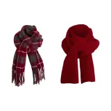 Радужный Фантастический + Однотонный Темно-Красный