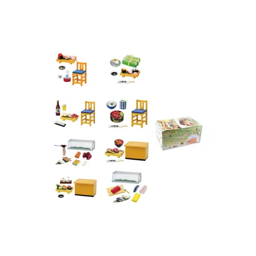 RE MENT Длинный Ожидаемый The Сердце OF Old Town'S Суши Сцена Слепые Коробки Один Mystery Коробка Целая Коробка 8 шт