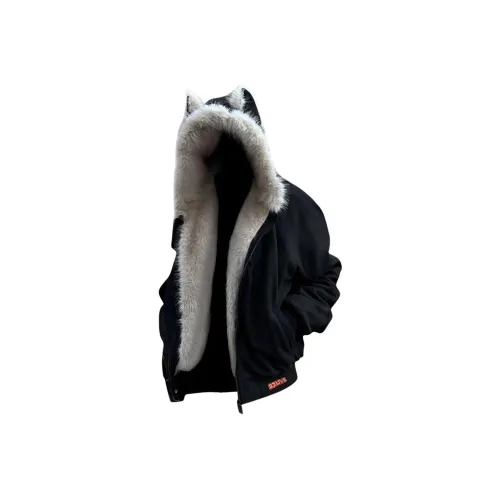 27DESHENGHUO Черный Унисекс Парки